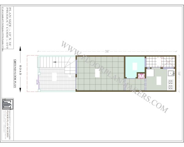 10x38 Ground Floor Plan
