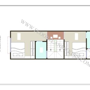 12x35 First Floor Plan