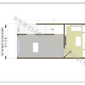 13x27 Ground Floor Plan