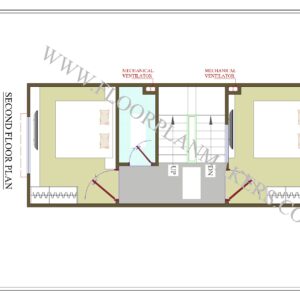 13x27 Second Floor Plan