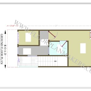 13x27 Ground Floor Plan