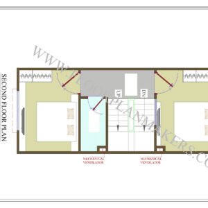 13x27 Second Floor Plan