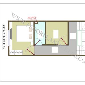 13x27 Second Floor Plan