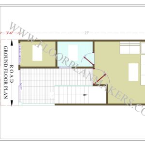 13x27 Ground Floor Plan