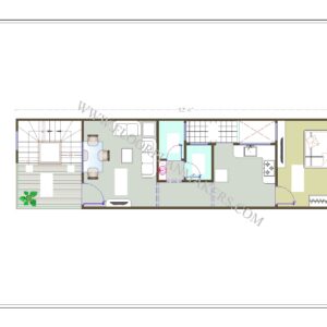 14x52 First Floor Plan