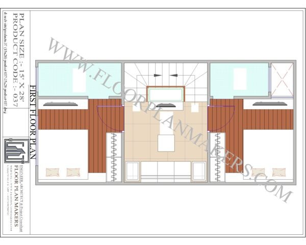 15x28 First Floor Plan