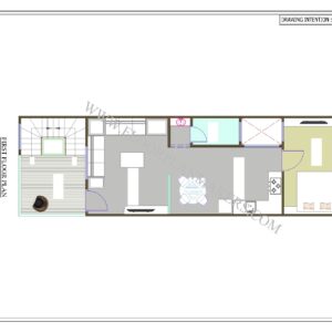 15x50 First Floor Plan