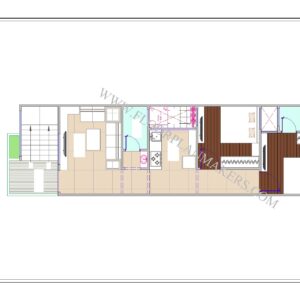 15x50 First Floor Plan