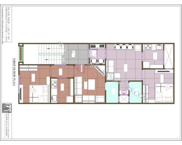 20x40 First Floor Plan