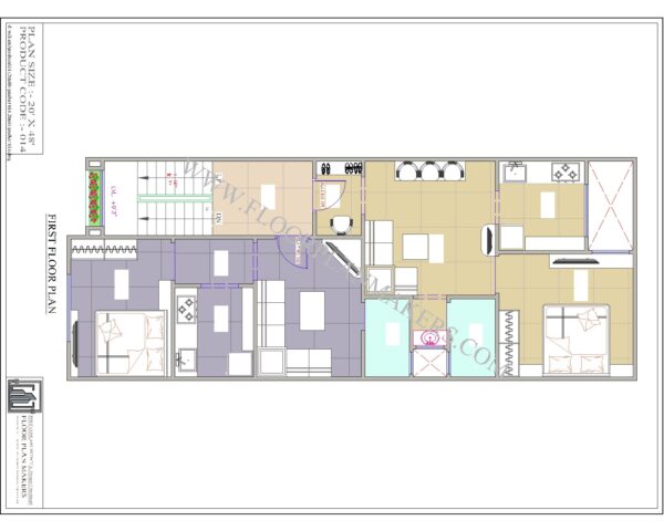 20x48 First Floor Plan