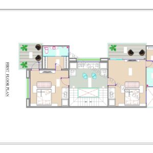 25x60 First Floor Plan