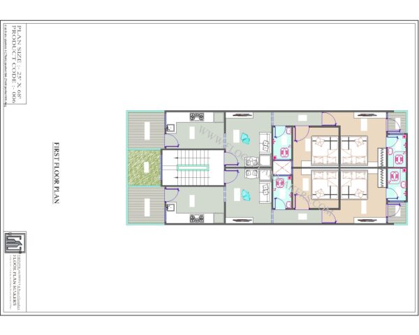 25x68 First Floor Plan