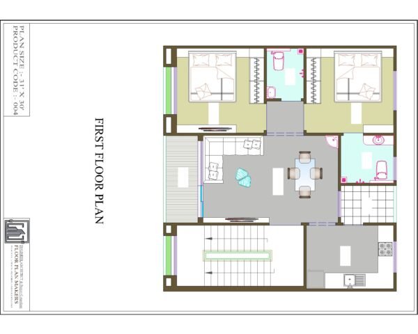 31x25 First Floor Plan