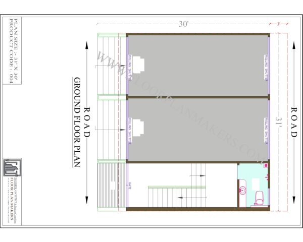 31x25 Ground Floor Plan