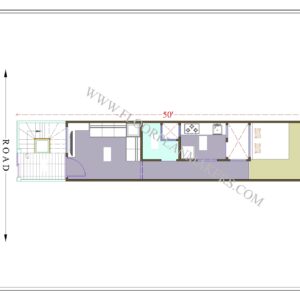10x50 Ground Floor Plan