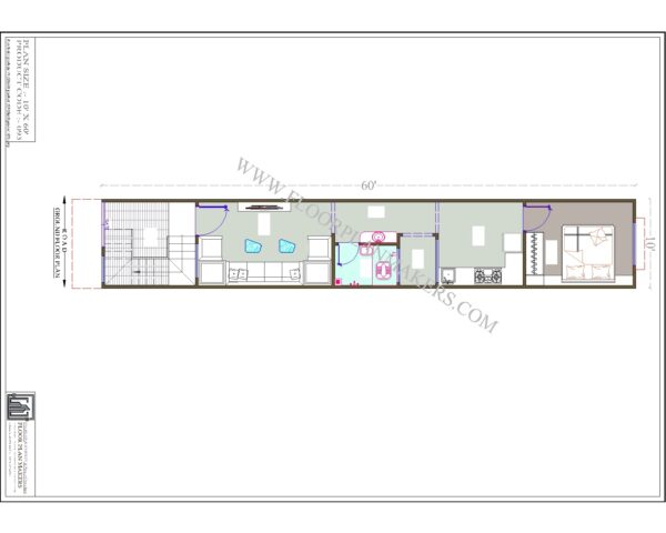10x60 Ground Floor Plan