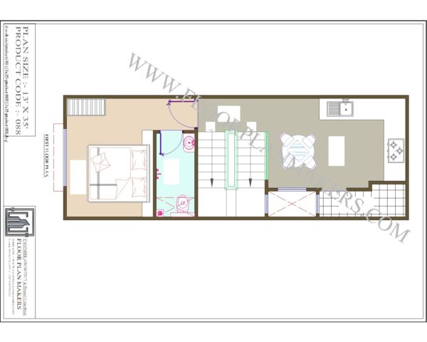 13X35 First Floor Plan