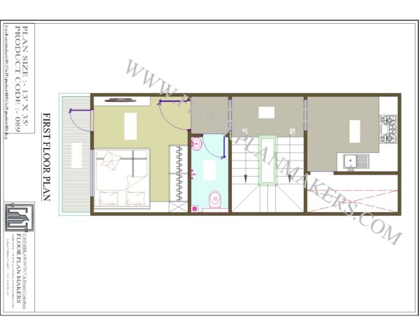 13x35 First Floor Plan