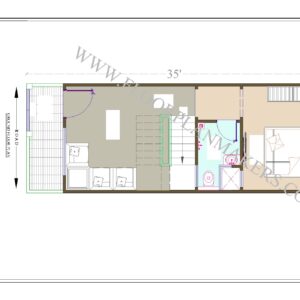 13X35 Ground Floor Plan