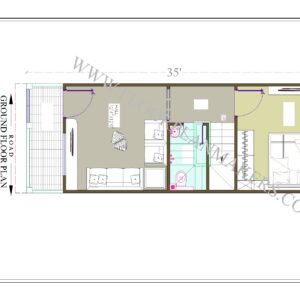 13x35 Ground Floor Plan