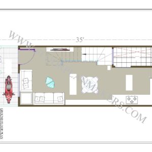 13x35 Ground Floor Plan