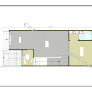 15'6"x40 Ground Floor Plan