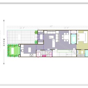 20x65 Ground Floor Plan