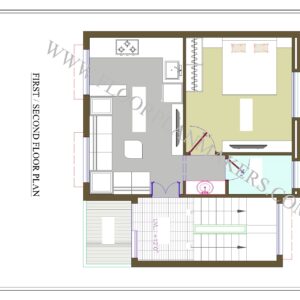 24x22 First Floor Plan