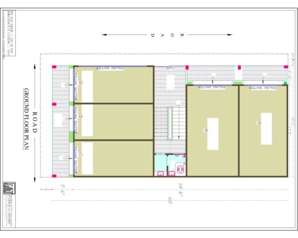 28x60 Ground Floor Plan