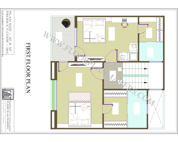 30x30 First Floor Plan