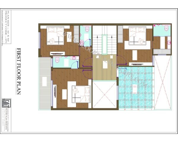 30x50 First Floor Plan