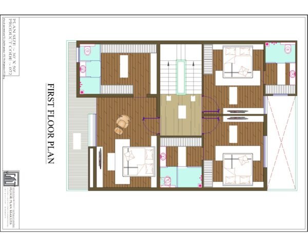 30x50 First Floor Plan