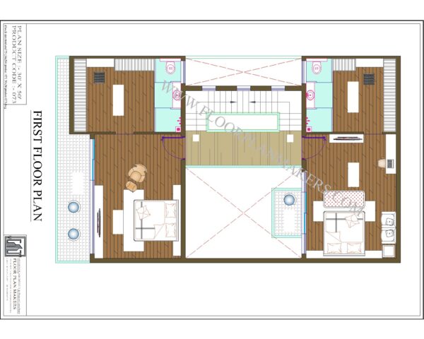 30x50 First Floor Plan