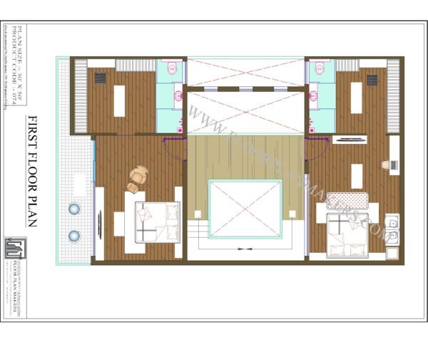 30x50 First Floor Plan