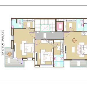 30x55 Second Floor Plan