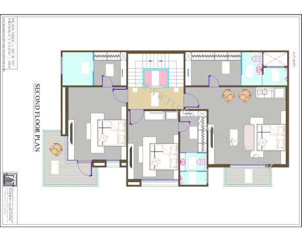 30x55 Second Floor Plan