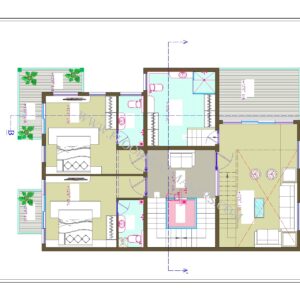 32'9"x53'6" First Floor Plan