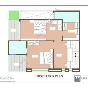 35x30 First Floor Plan