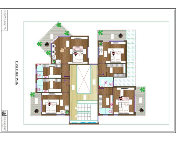 58x80 First Floor Plan