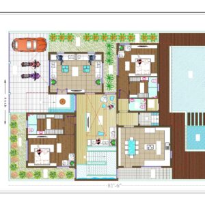 58x80 Ground Floor Plan