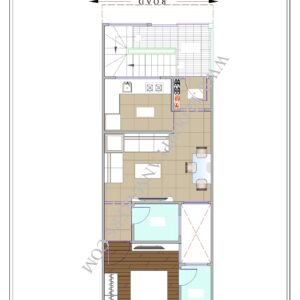 15x40 Ground Floor Plan
