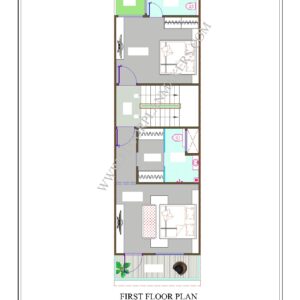 15x50 First Floor Plan
