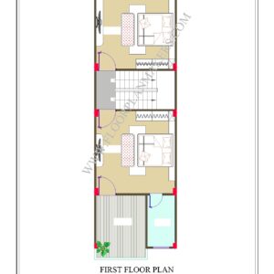 15×50 First Floor Plan