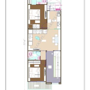19x52 First Floor Plan