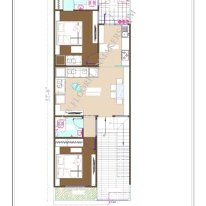 19x52 Ground Floor Plan