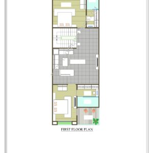 20x65 First Floor Plan