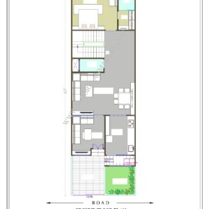20x65 Ground Floor Plan