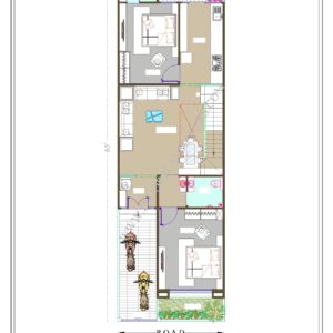 20x65 Ground Floor Plan