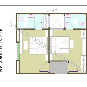 21x24 Second Floor Plan