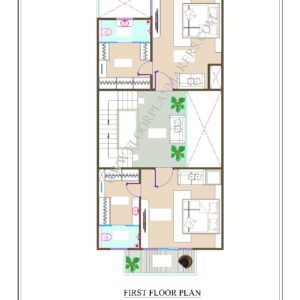 22x50 First Floor Plan